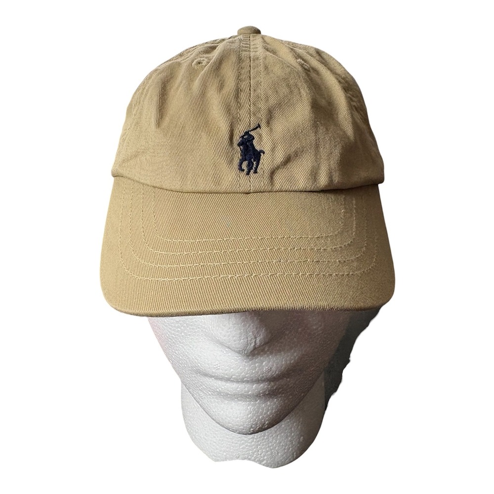 Polo Ralph Lauren Youth Boys Vintage Cap Stretch‎ Strap Tan Cotton  Pony
